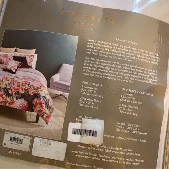 Ted Baker Comforter & Sham Set - Full/Queen - Picture 5 of 7